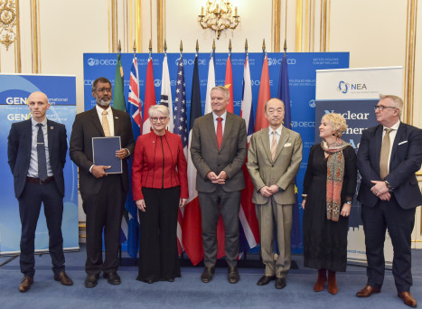 Photo of the GIF new Framework Agreement Signing Ceremony held in Paris on the 29th of January 2025