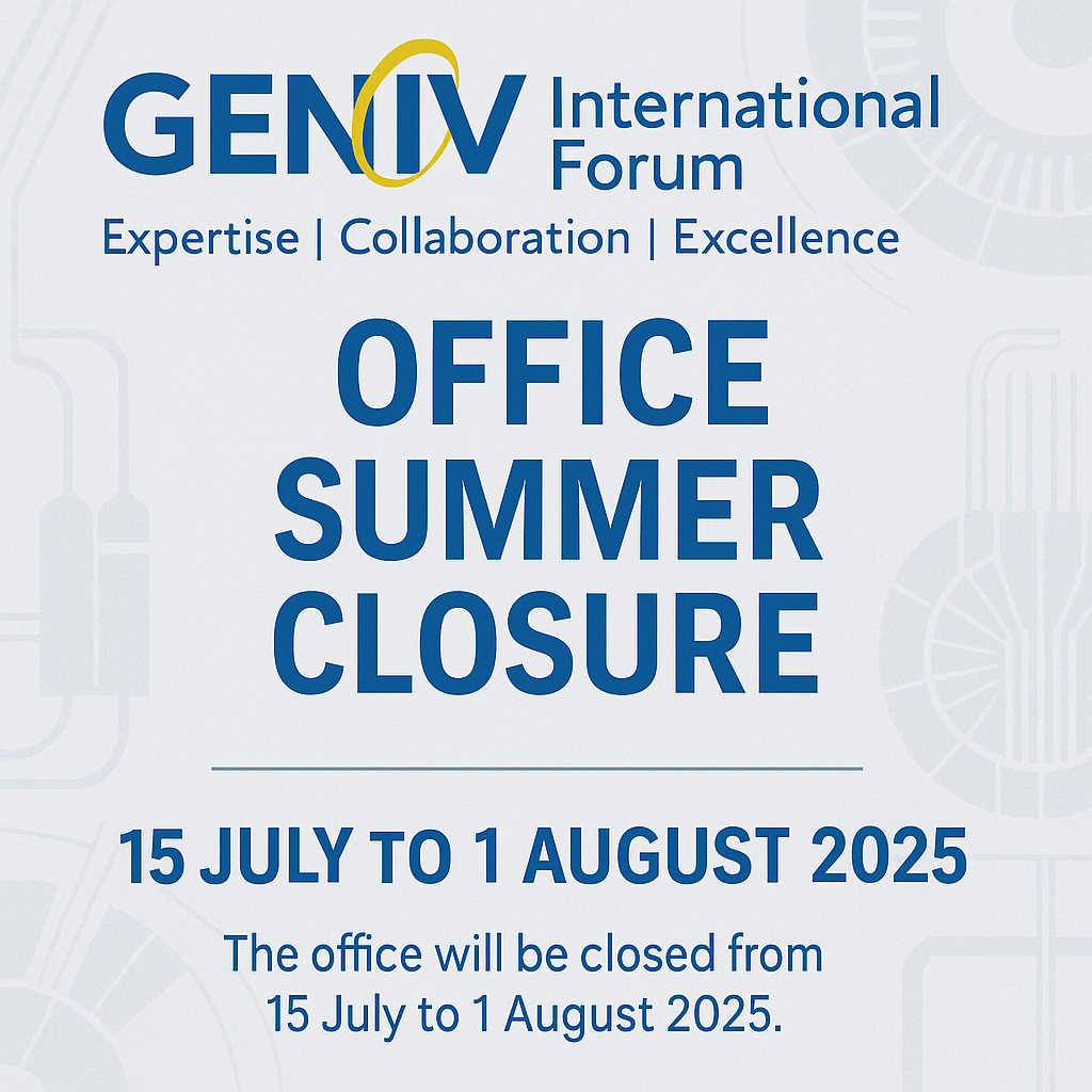 Sign indicating dates for summer closure