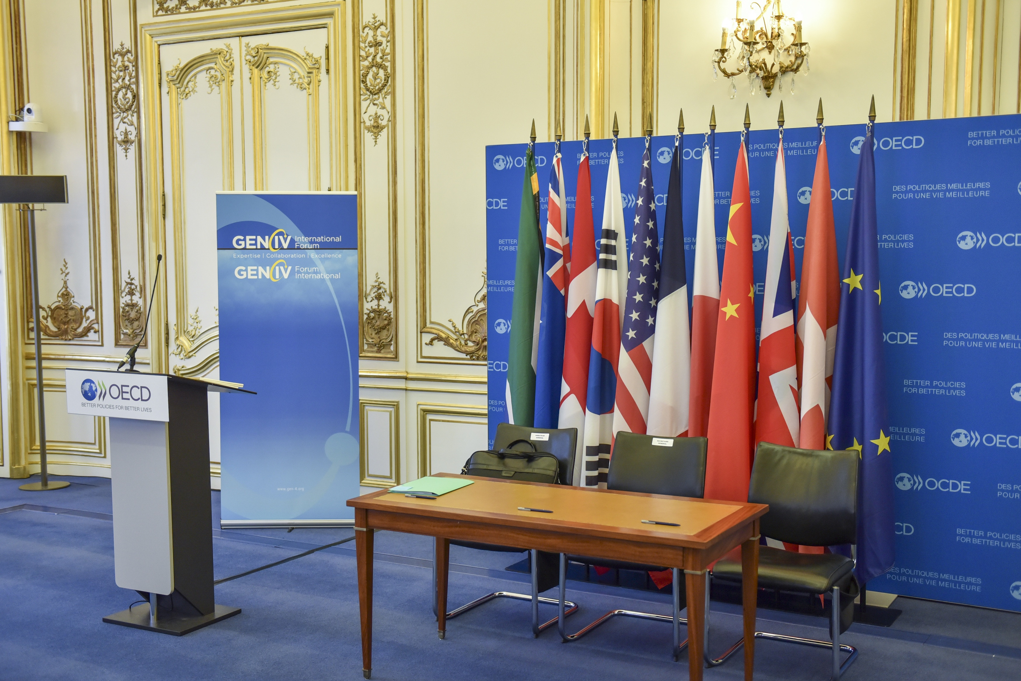 Photo of the GIF new Framework Agreement Signing Ceremony held in Paris on the 29th of January 2025