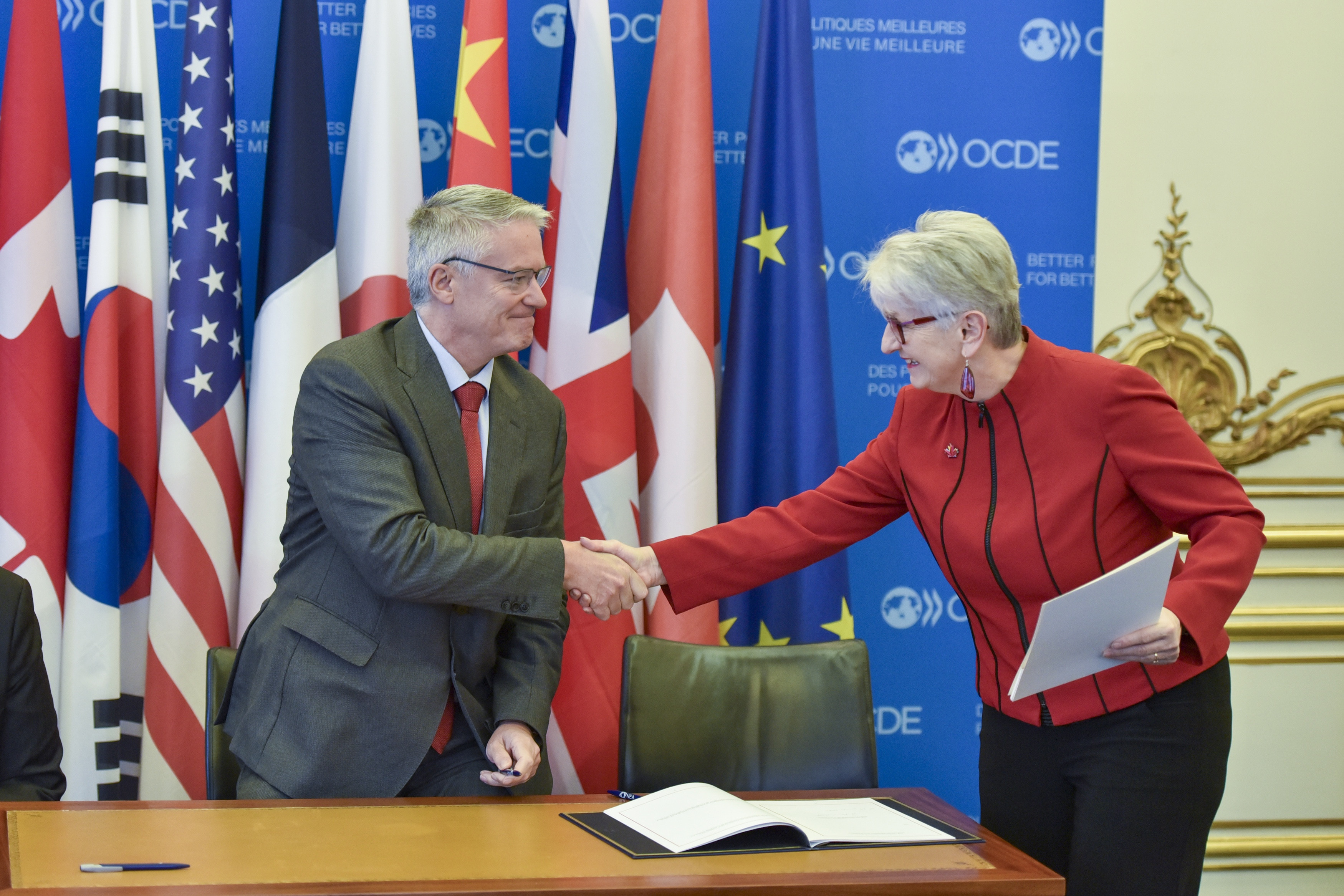 Photo of the GIF new Framework Agreement Signing Ceremony held in Paris on the 29th of January 2025