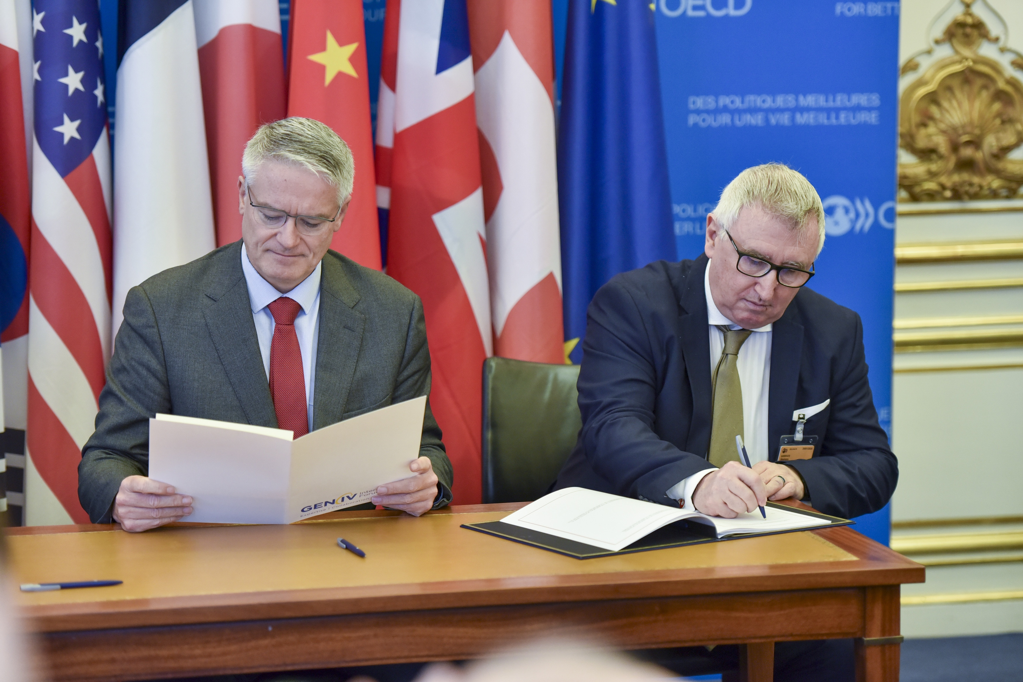 Photo of the GIF new Framework Agreement Signing Ceremony held in Paris on the 29th of January 2025