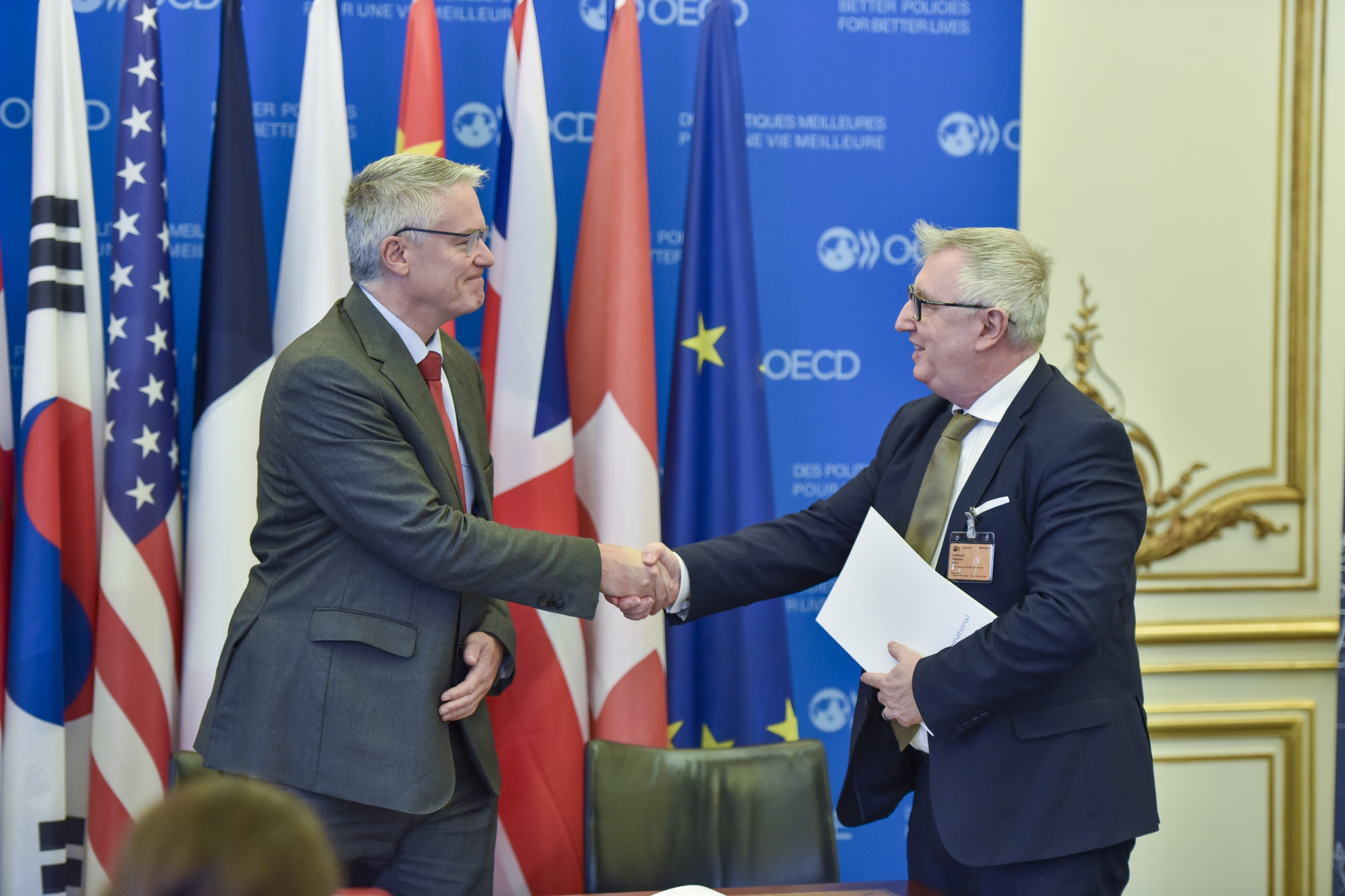 Photo of the GIF new Framework Agreement Signing Ceremony held in Paris on the 29th of January 2025