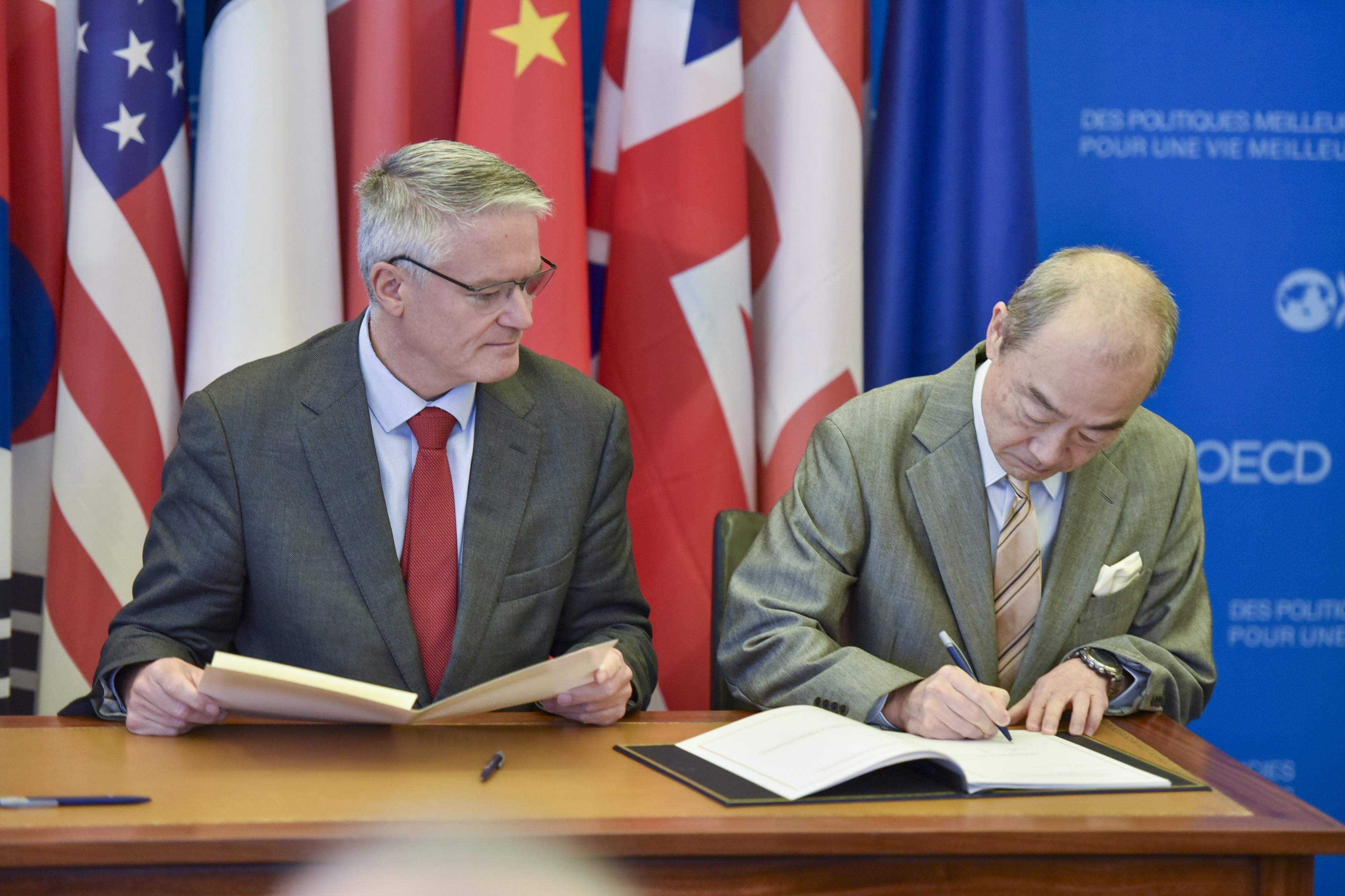 Photo of the GIF new Framework Agreement Signing Ceremony held in Paris on the 29th of January 2025