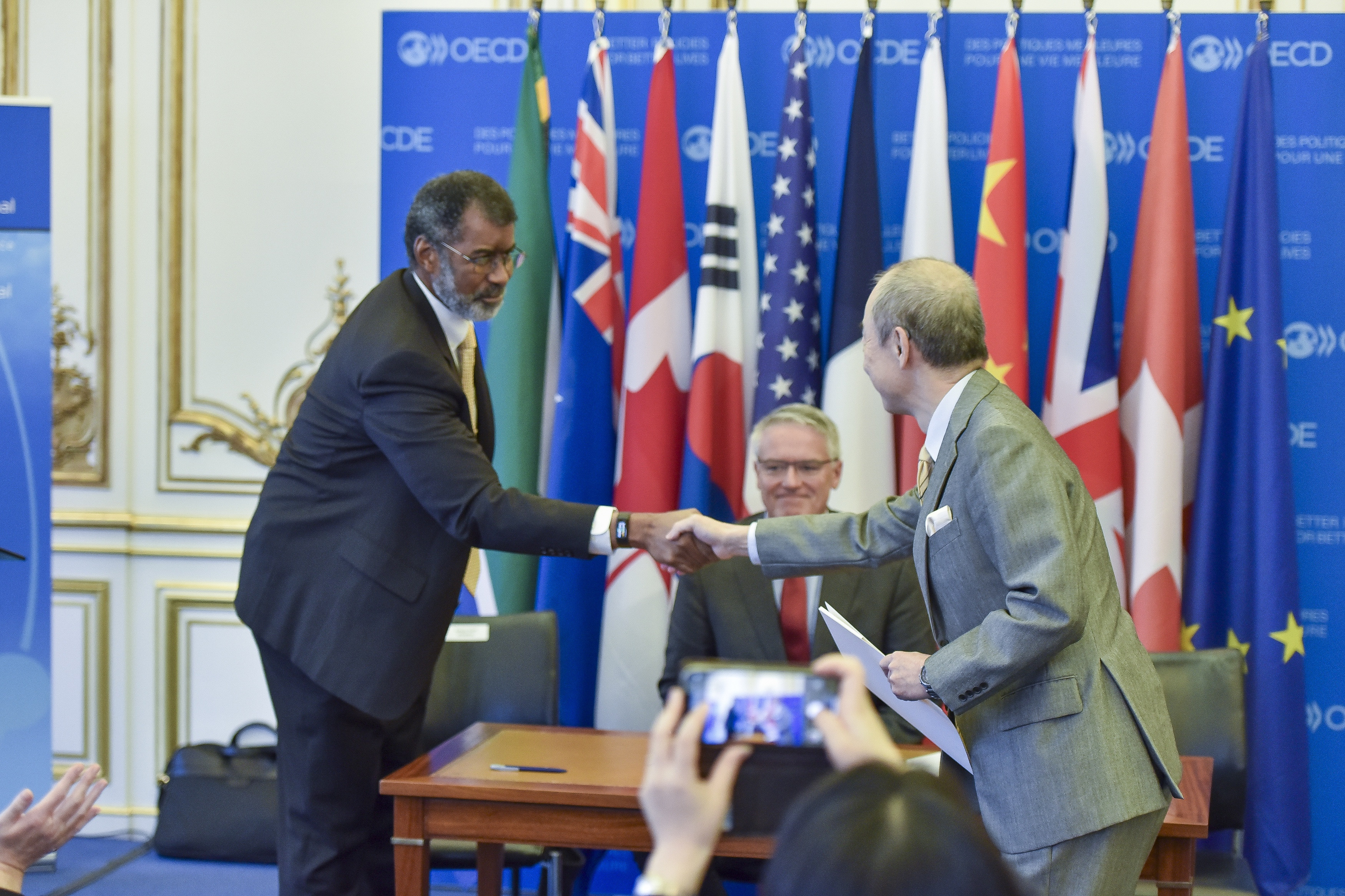Photo of the GIF new Framework Agreement Signing Ceremony held in Paris on the 29th of January 2025