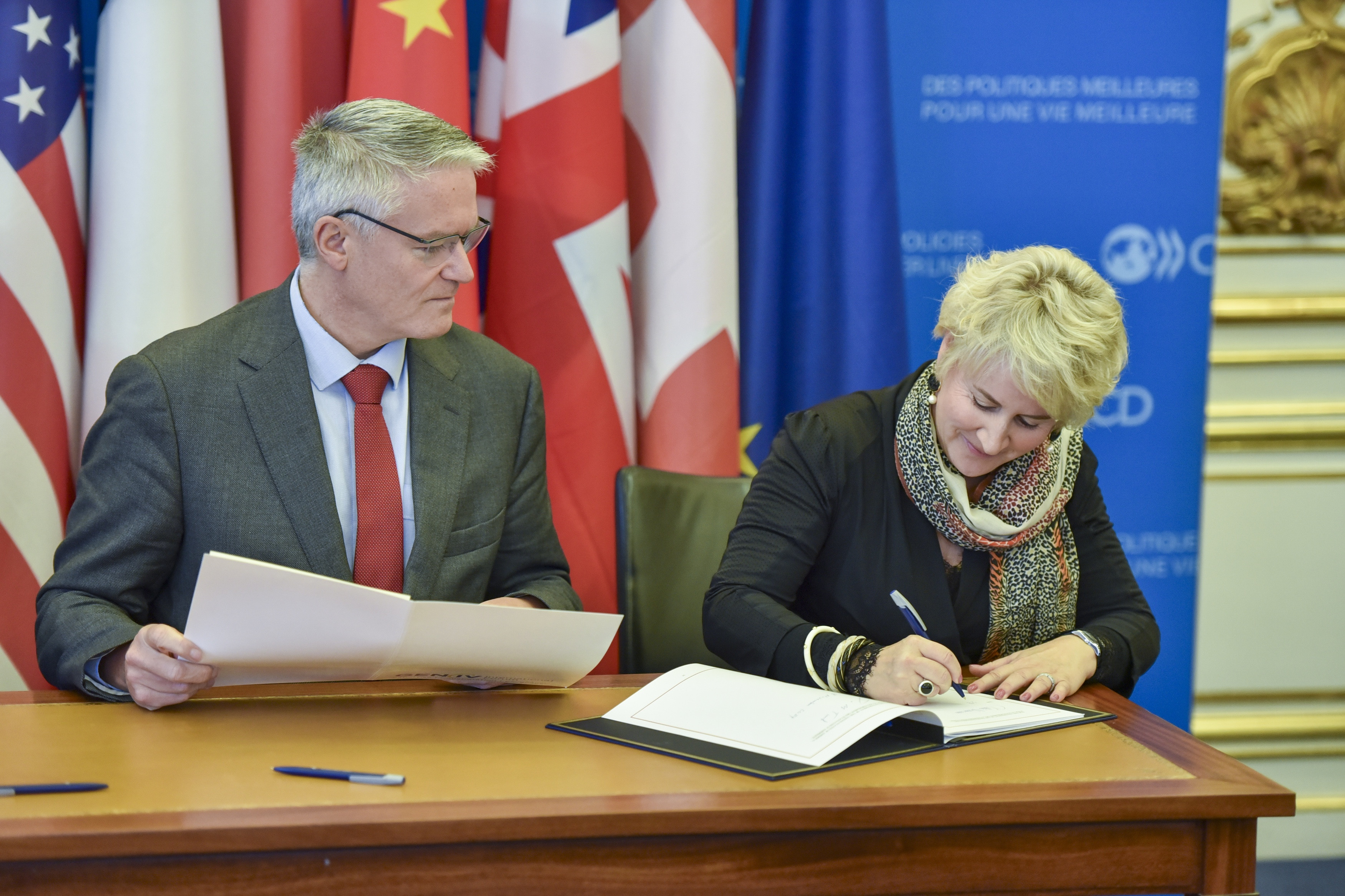 Photo of the GIF new Framework Agreement Signing Ceremony held in Paris on the 29th of January 2025