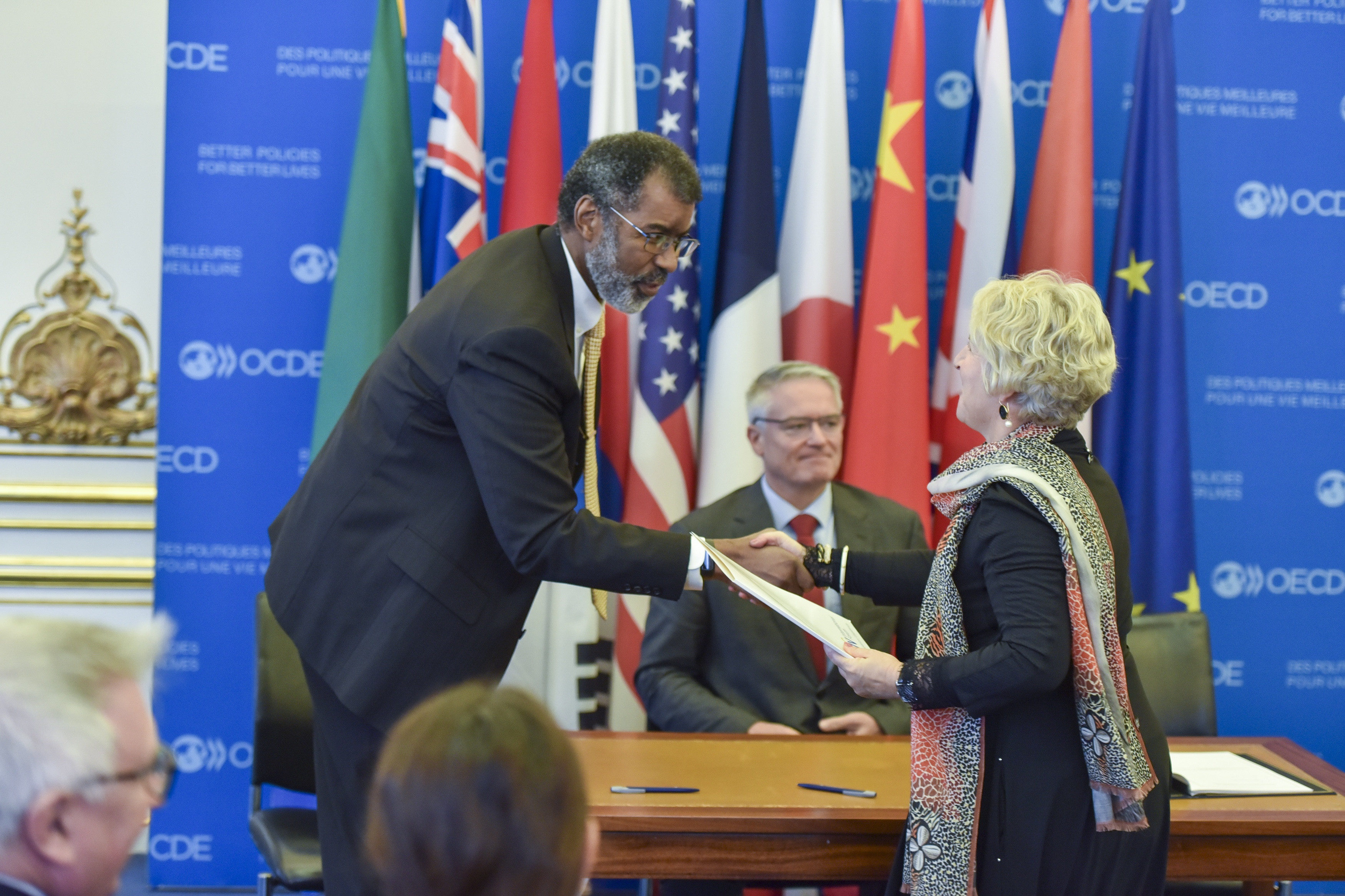 Photo of the GIF new Framework Agreement Signing Ceremony held in Paris on the 29th of January 2025