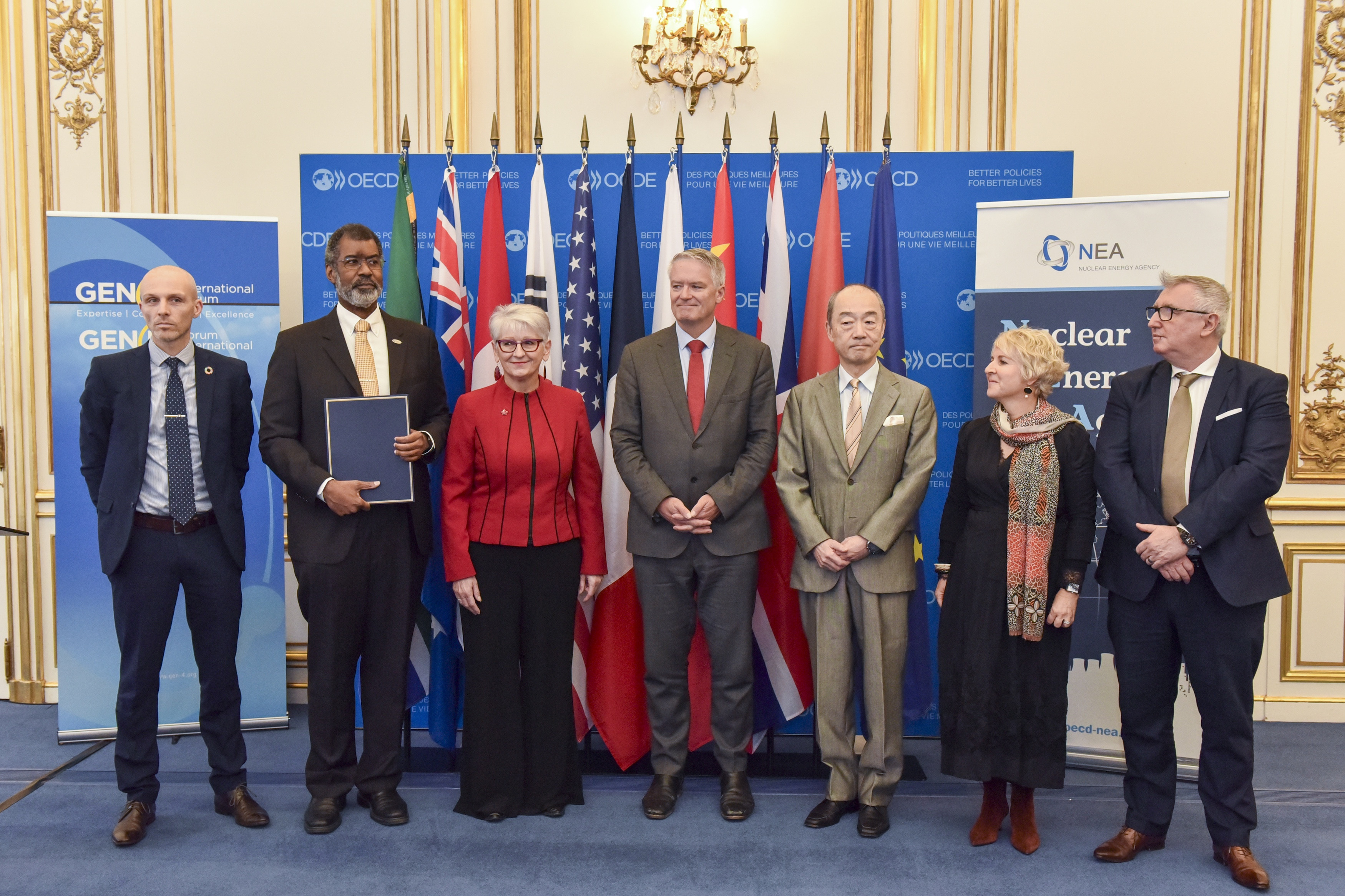 Photo of the GIF new Framework Agreement Signing Ceremony held in Paris on the 29th of January 2025