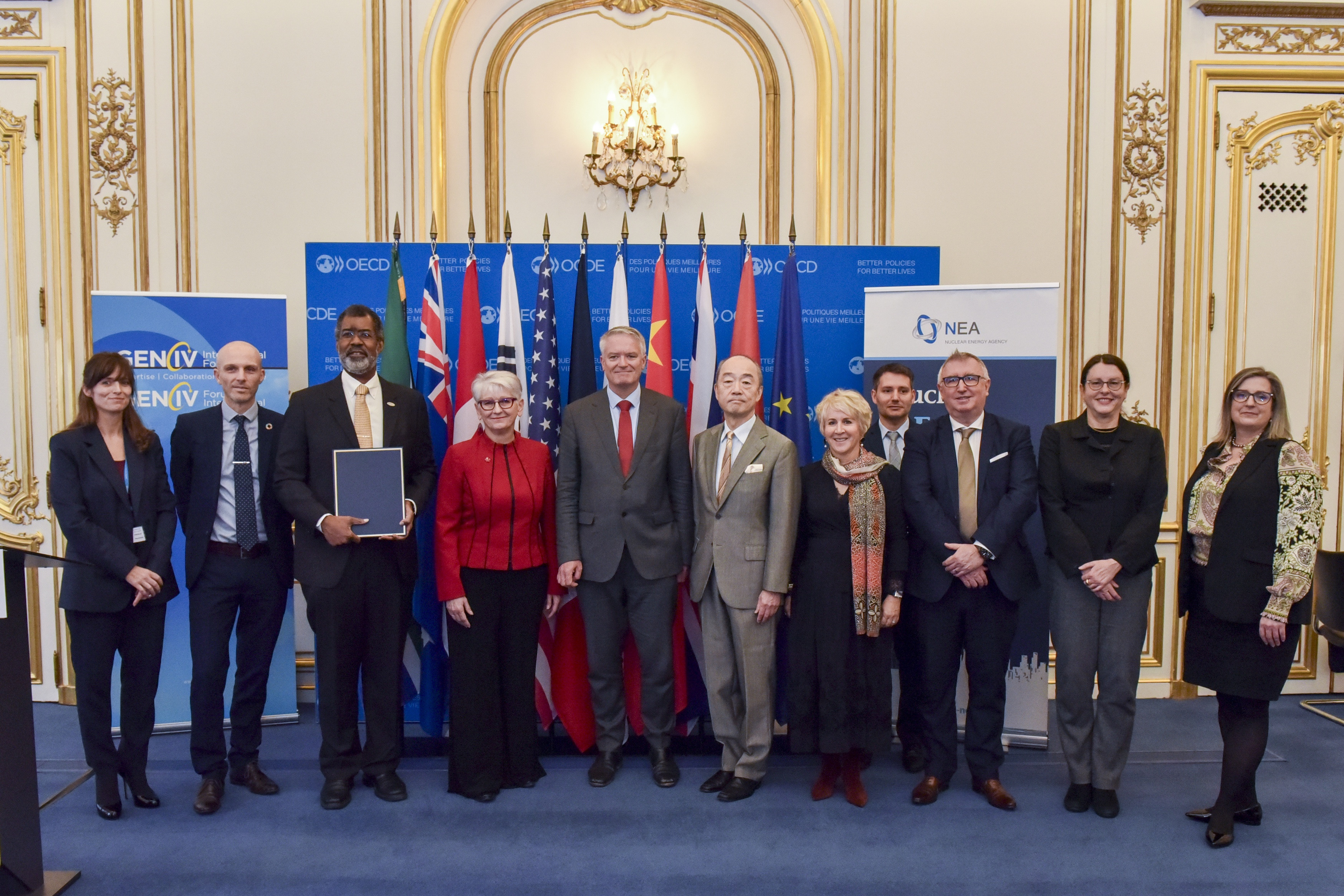 Photo of the GIF new Framework Agreement Signing Ceremony held in Paris on the 29th of January 2025