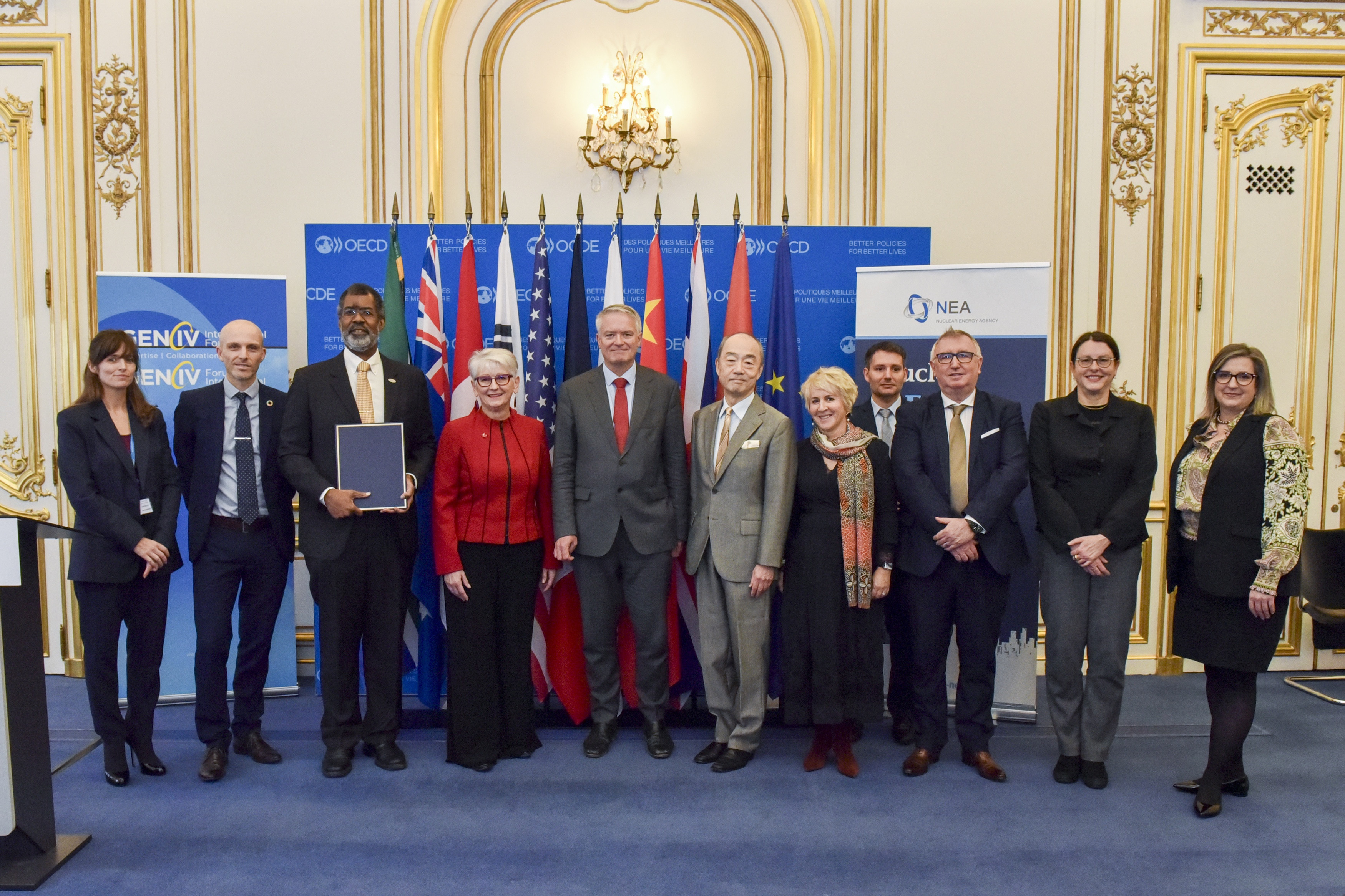 Photo of the GIF new Framework Agreement Signing Ceremony held in Paris on the 29th of January 2025