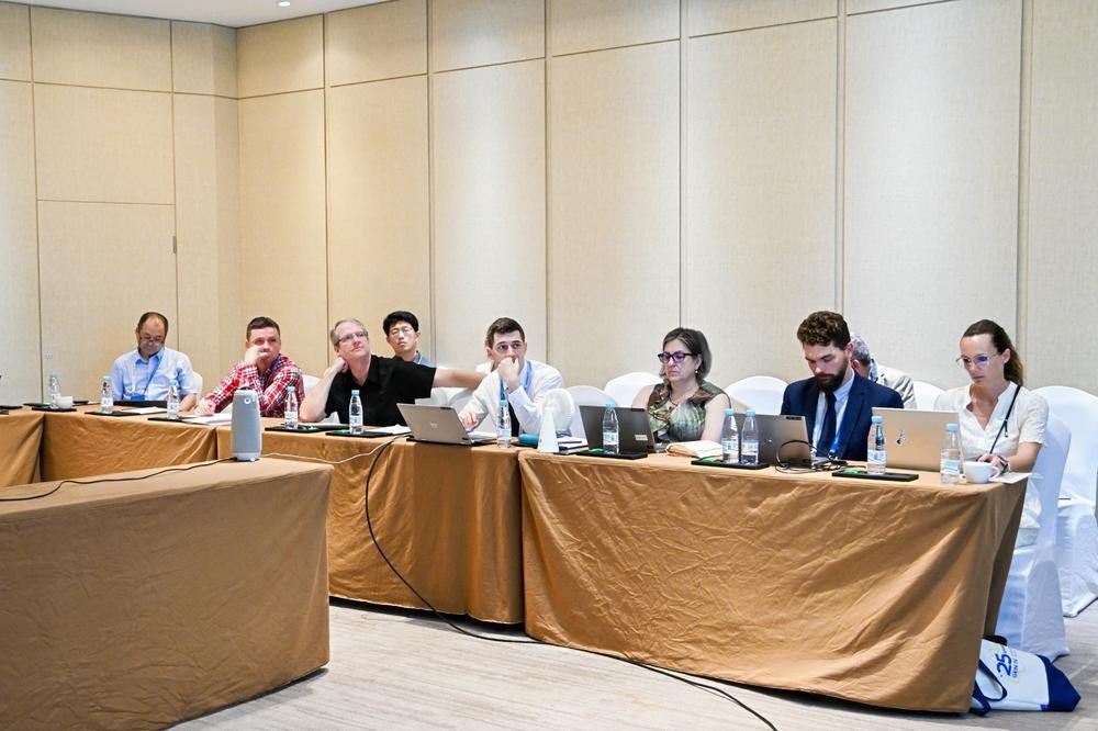 Audience participants in meeting