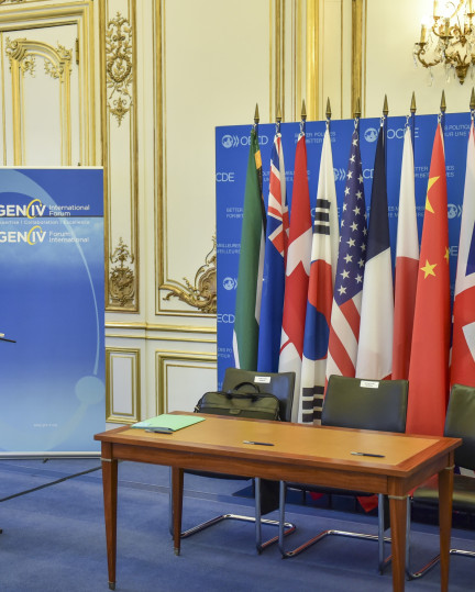 Photo of the GIF new Framework Agreement Signing Ceremony held in Paris on the 29th of January 2025