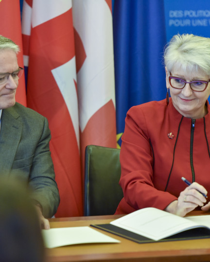 Photo of the GIF new Framework Agreement Signing Ceremony held in Paris on the 29th of January 2025