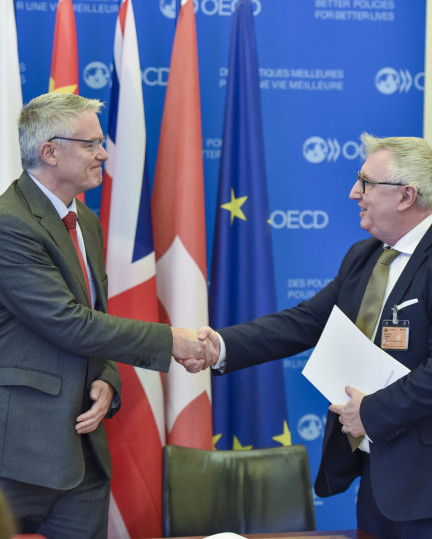 Photo of the GIF new Framework Agreement Signing Ceremony held in Paris on the 29th of January 2025