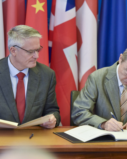 Photo of the GIF new Framework Agreement Signing Ceremony held in Paris on the 29th of January 2025