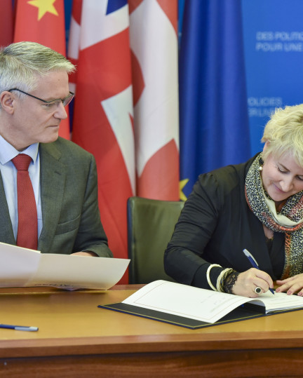 Photo of the GIF new Framework Agreement Signing Ceremony held in Paris on the 29th of January 2025