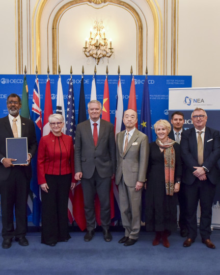 Photo of the GIF new Framework Agreement Signing Ceremony held in Paris on the 29th of January 2025
