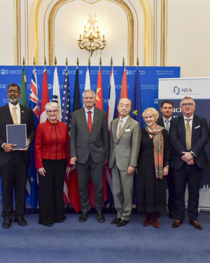 Photo of the GIF new Framework Agreement Signing Ceremony held in Paris on the 29th of January 2025